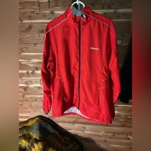 Craft Vibrant Red Performance Jacket size L